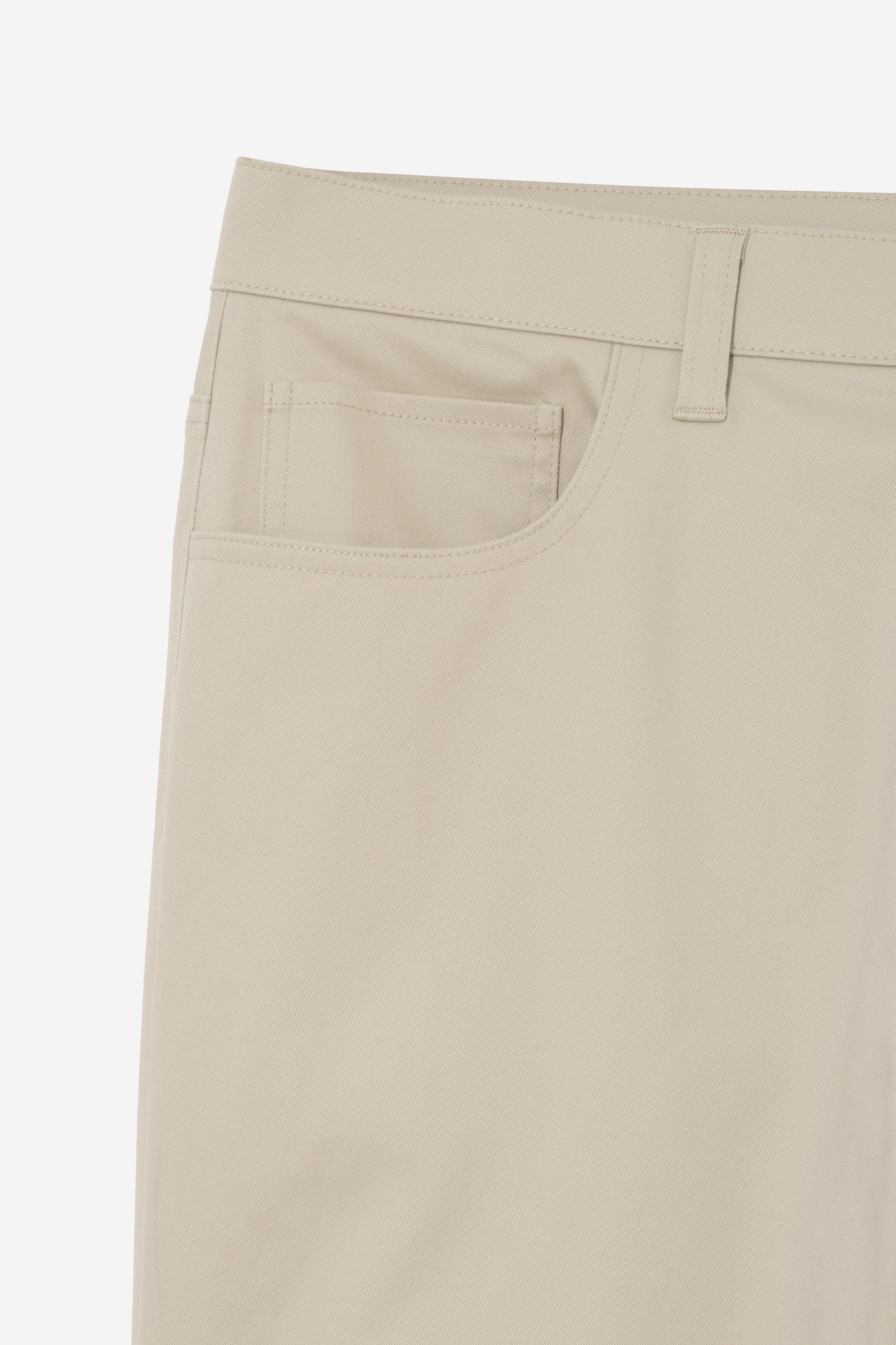 5-Pocket Vintage Chino Pants - Beige