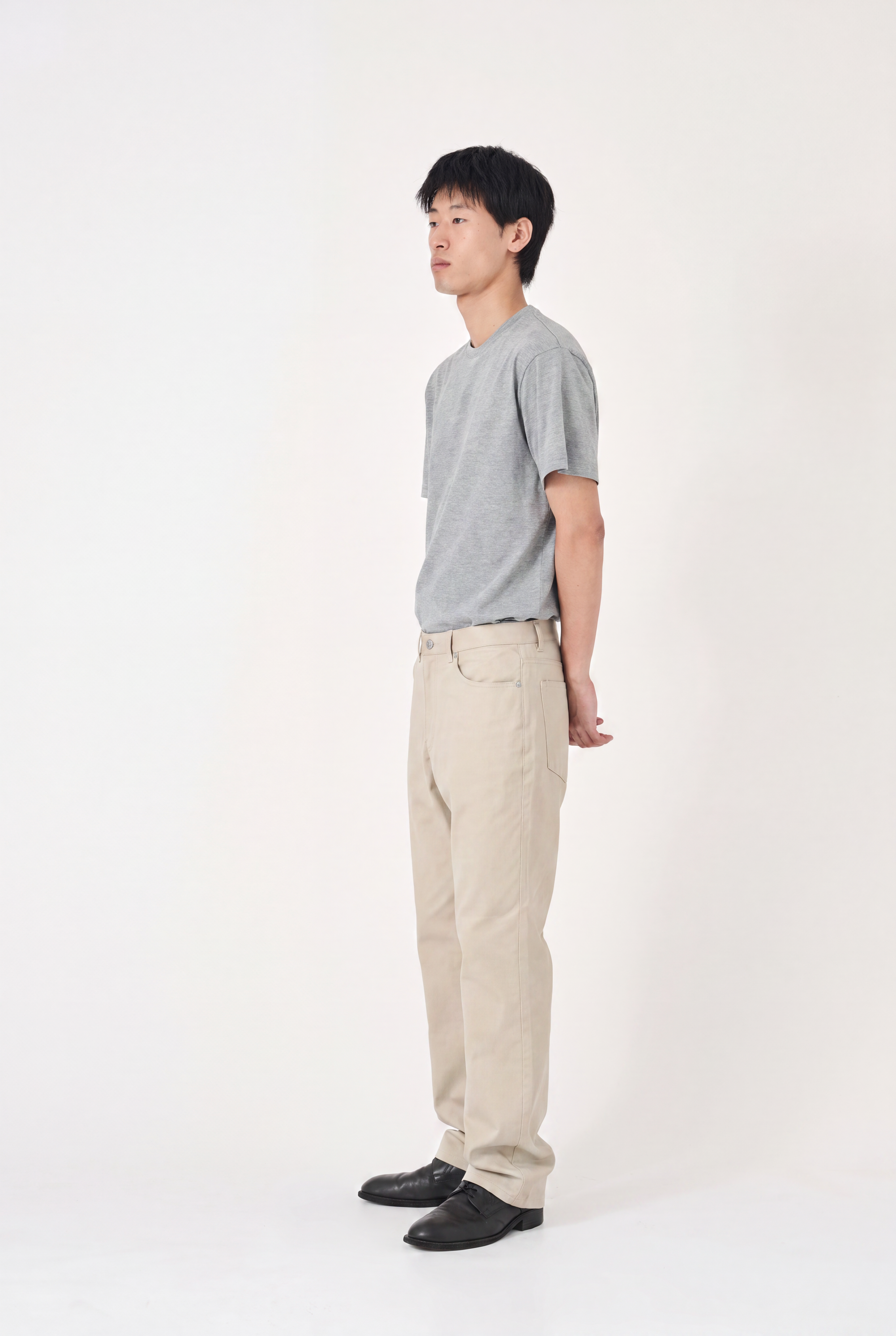 5-Pocket Vintage Chino Pants - Beige