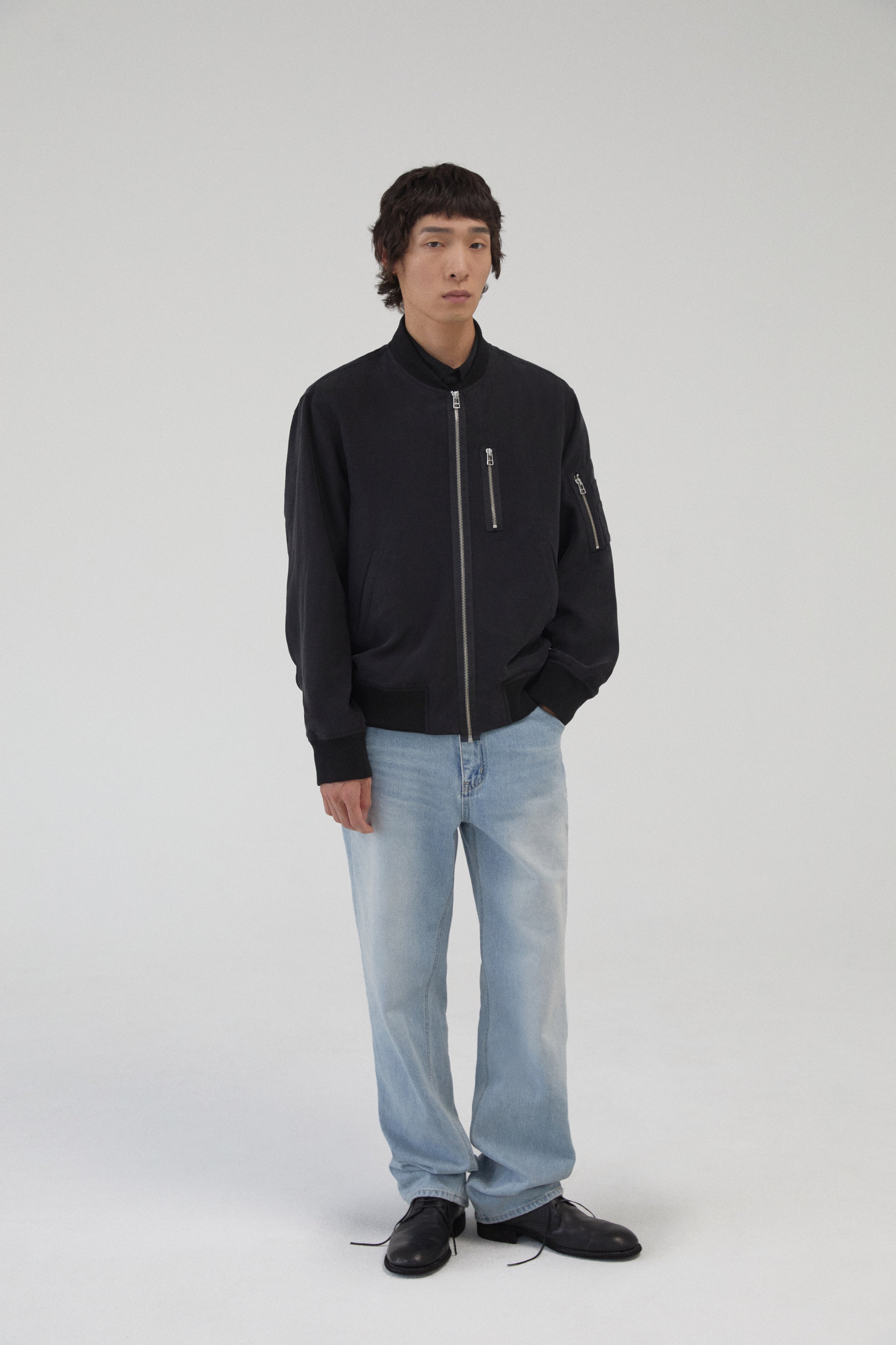 Cupro Bomber - Black