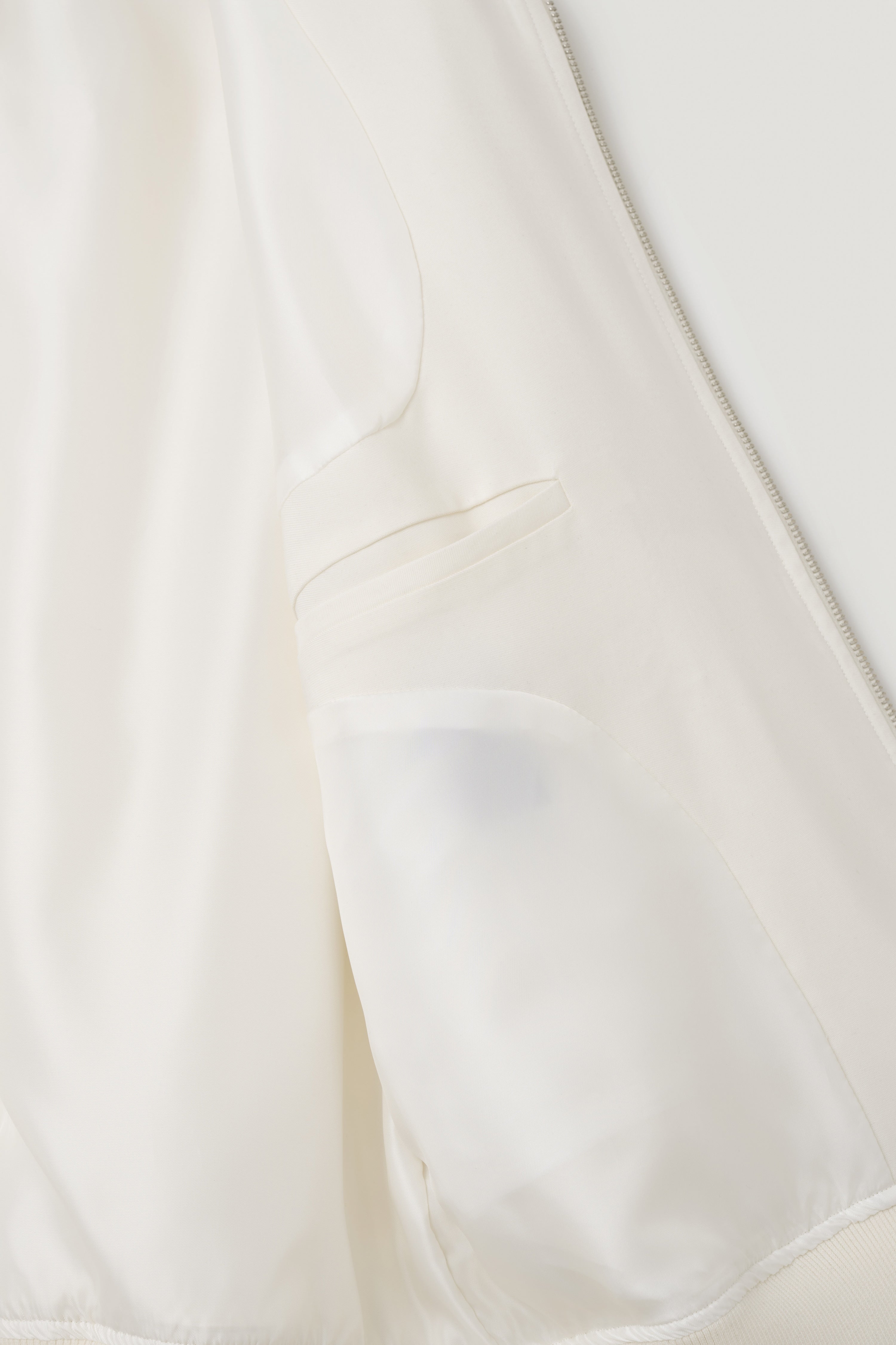 High Neck Bomber - Ivory
