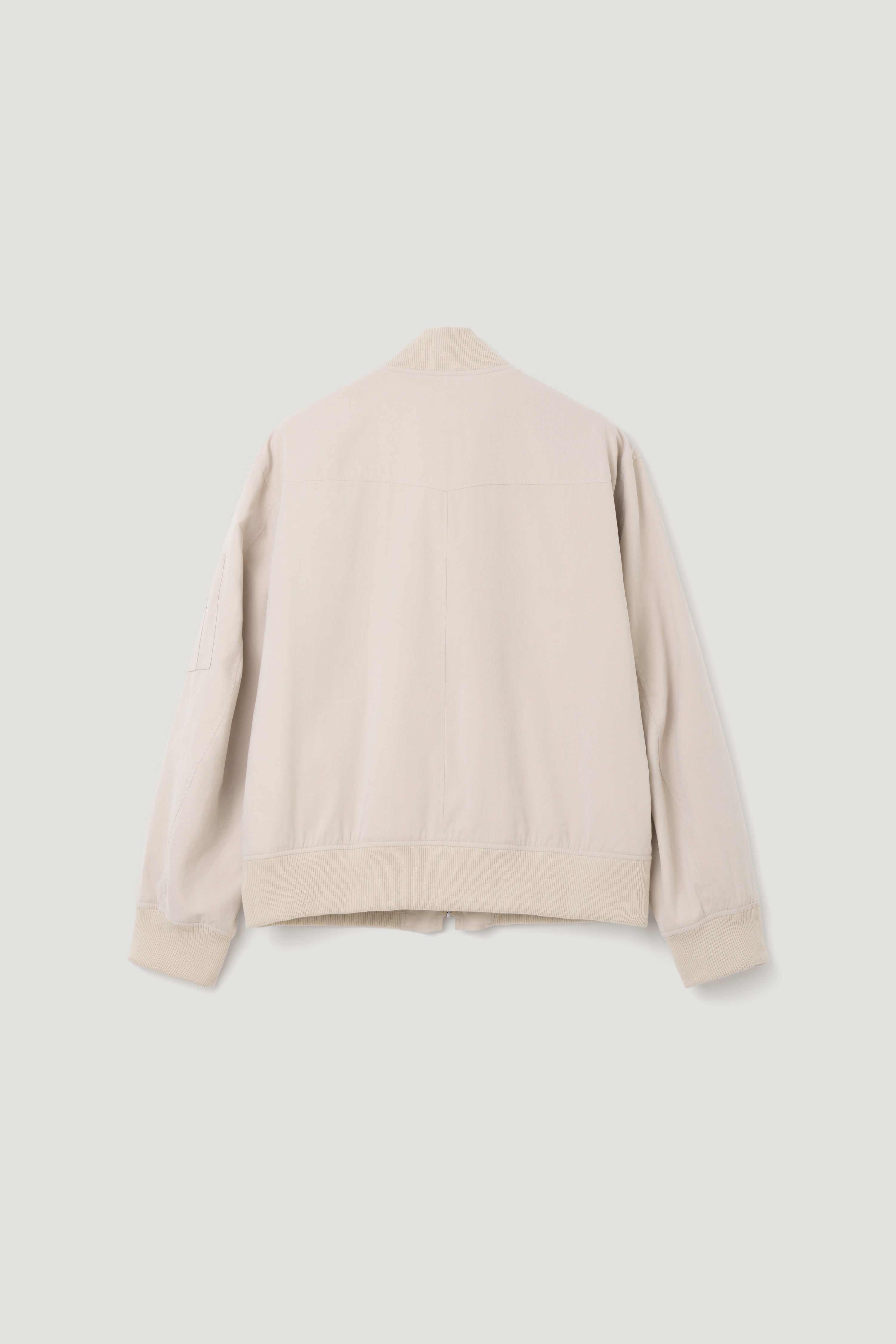 High Neck Bomber - Peach Beige