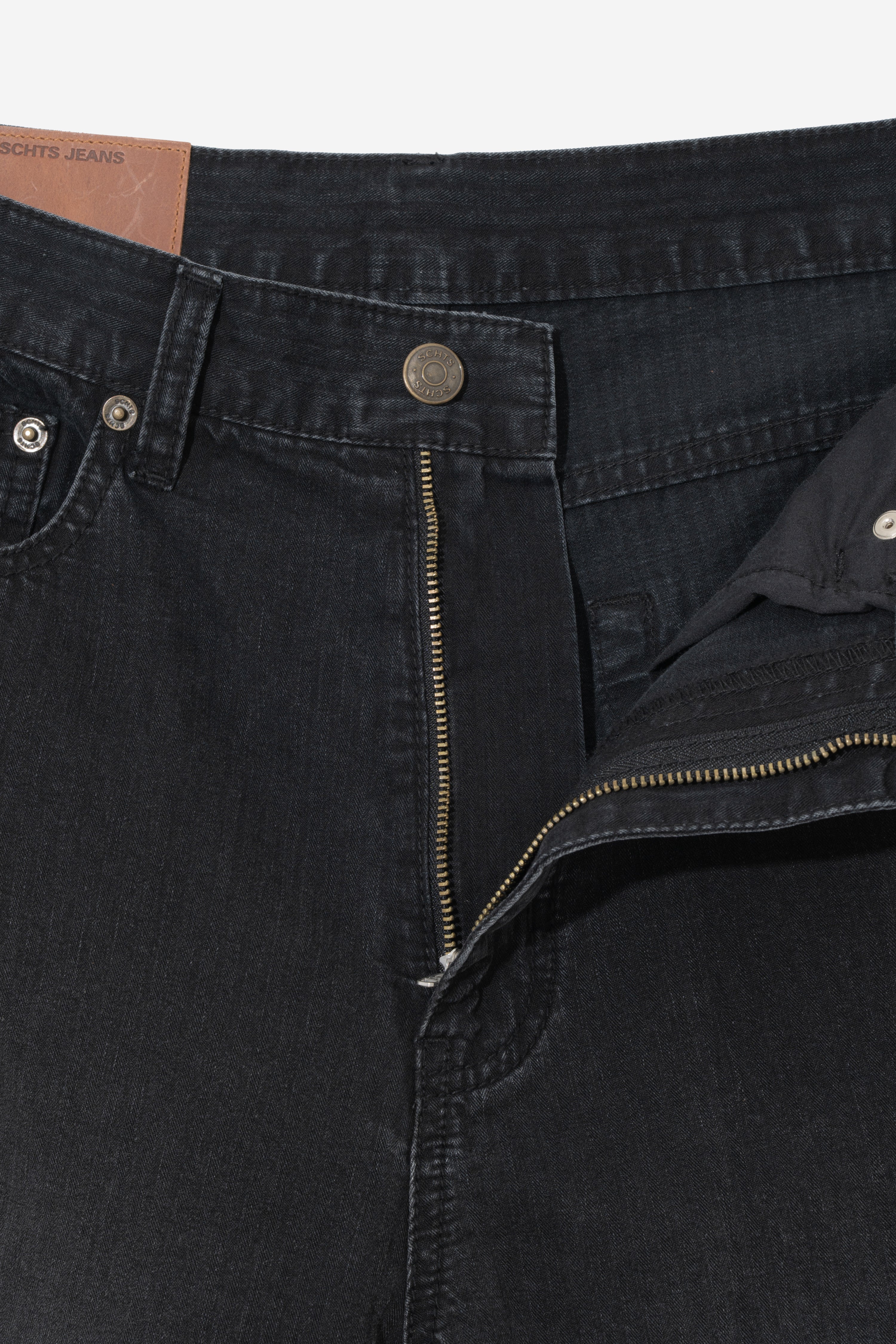 Jacquard Regular Straight - Washed Black