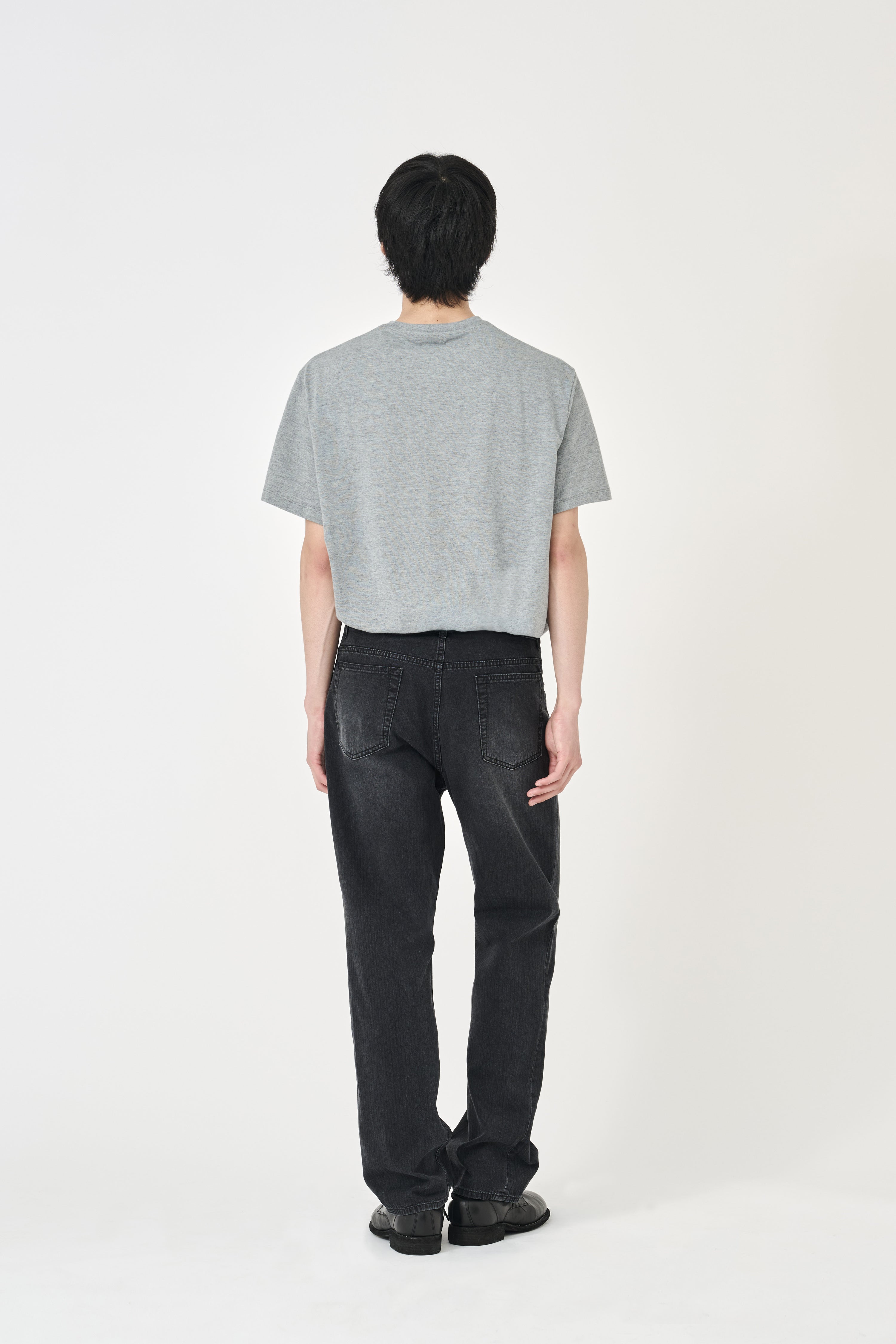 Jacquard Regular Straight - Washed Black