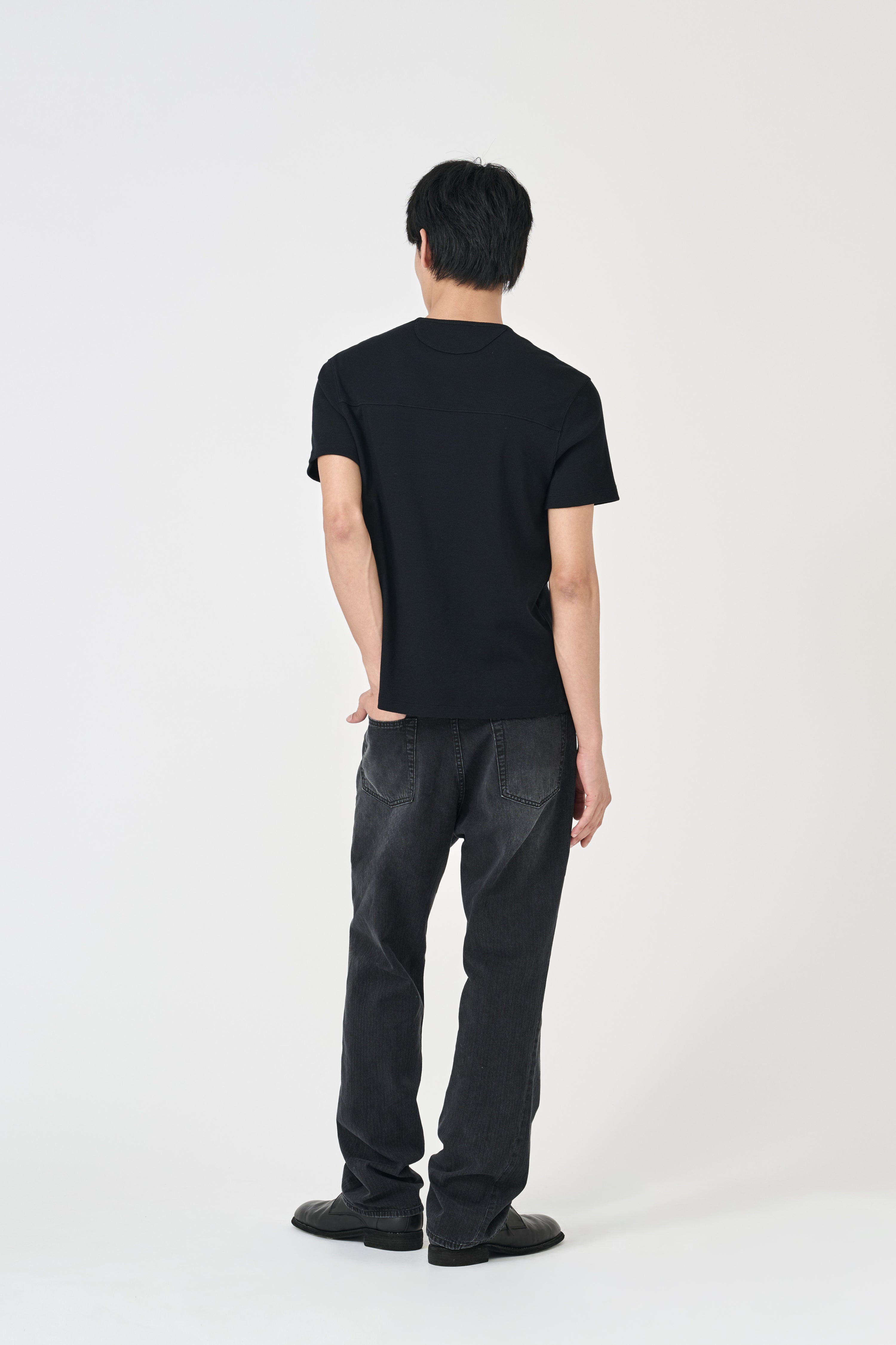 Jacquard Regular Straight - Washed Black