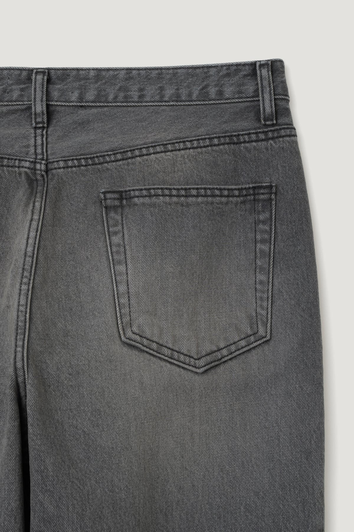 Jean1(Original Straight) - Washed Black