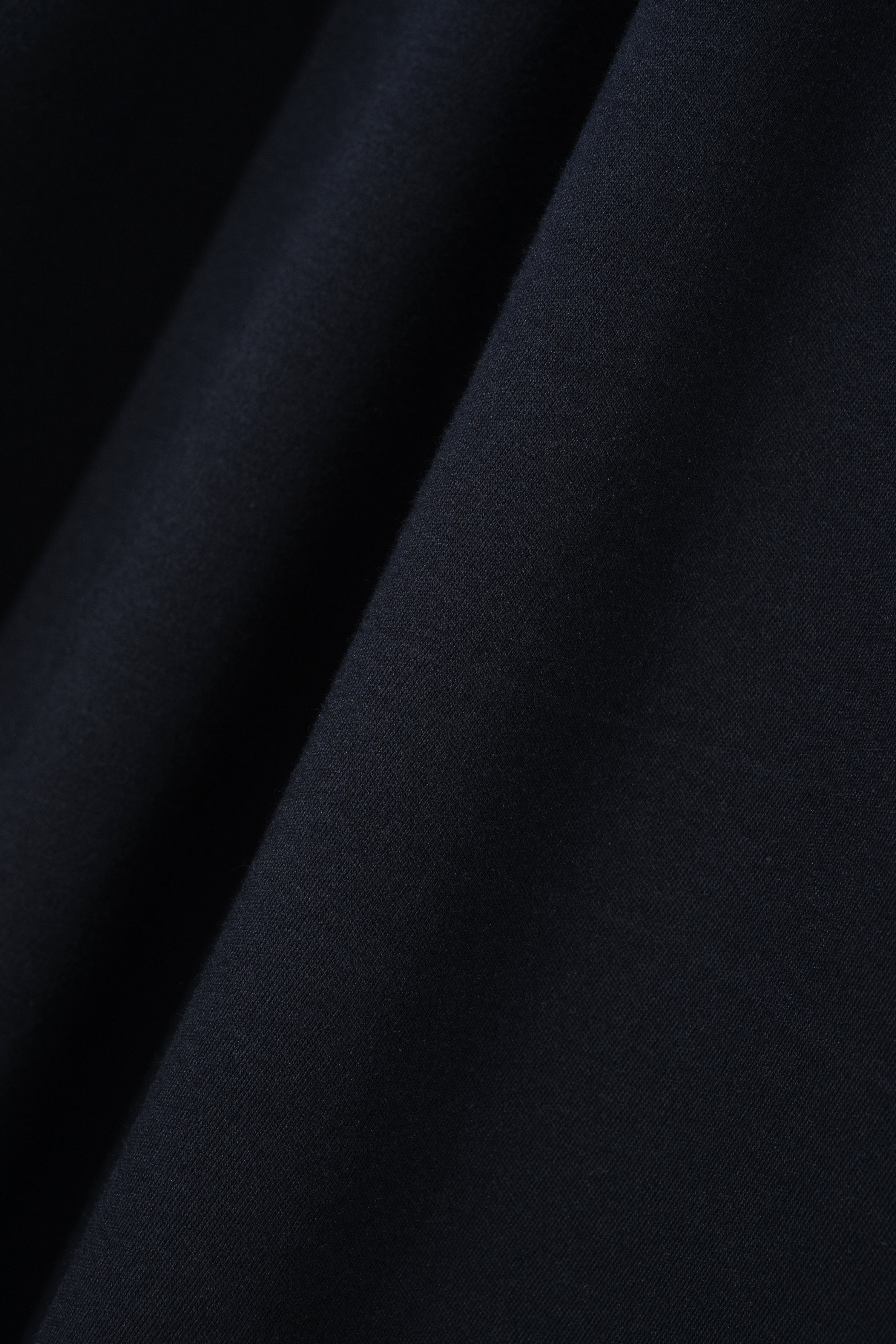 Minimalist Suvin Cotton T-Shirt - Mid Night Navy