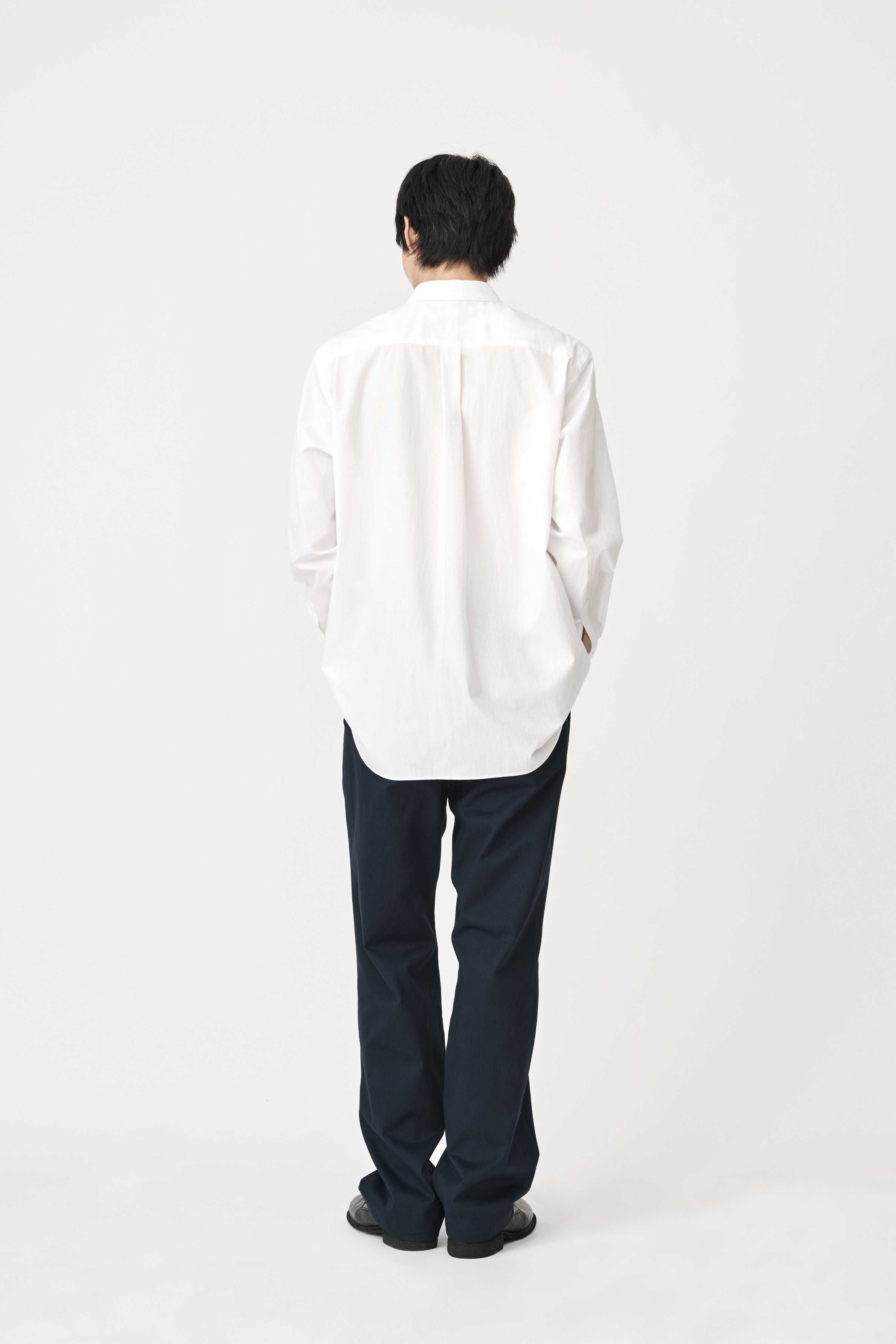 Organic Typewriter Cotton Shirt - Pure White
