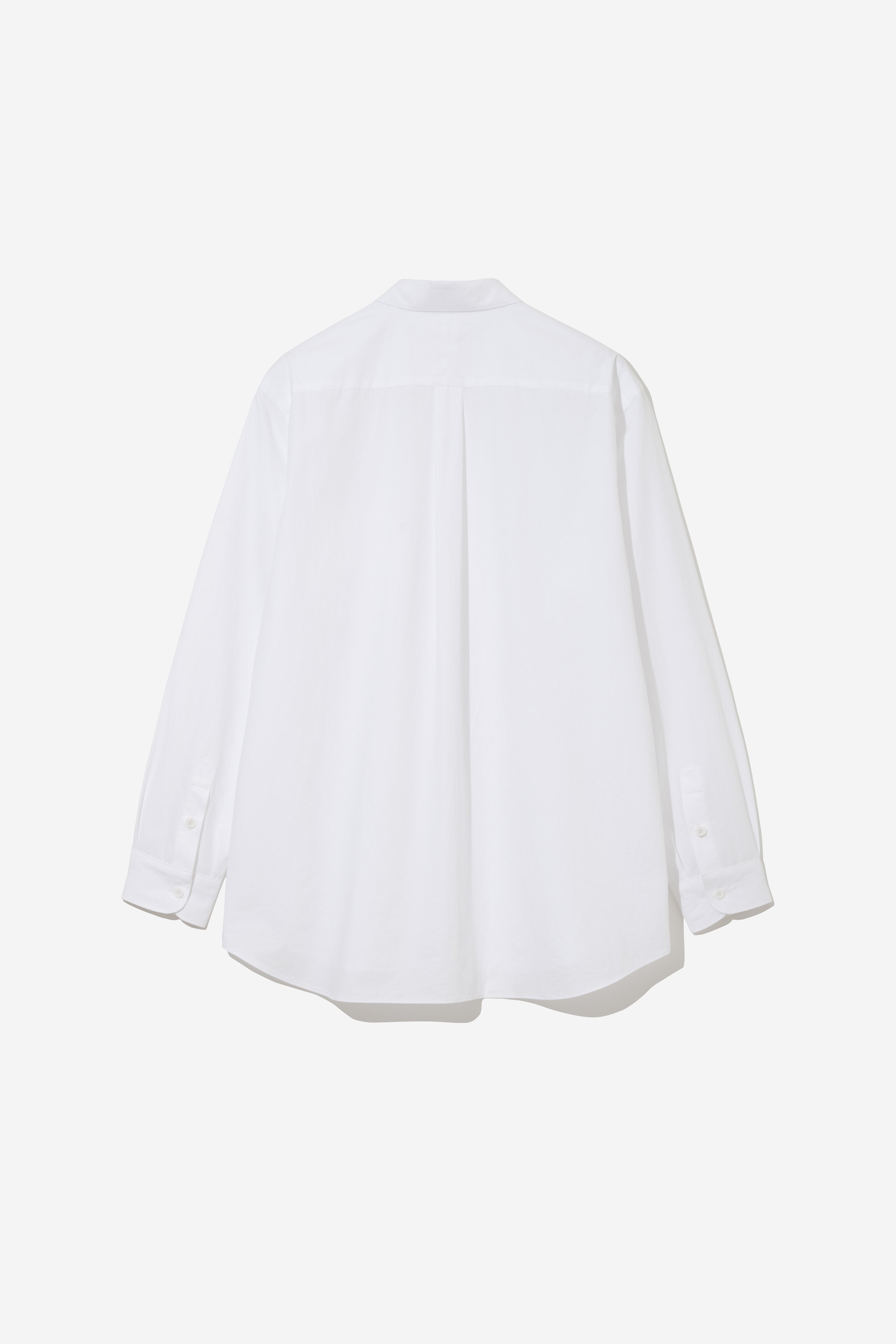 Organic Typewriter Cotton Shirt - Pure White
