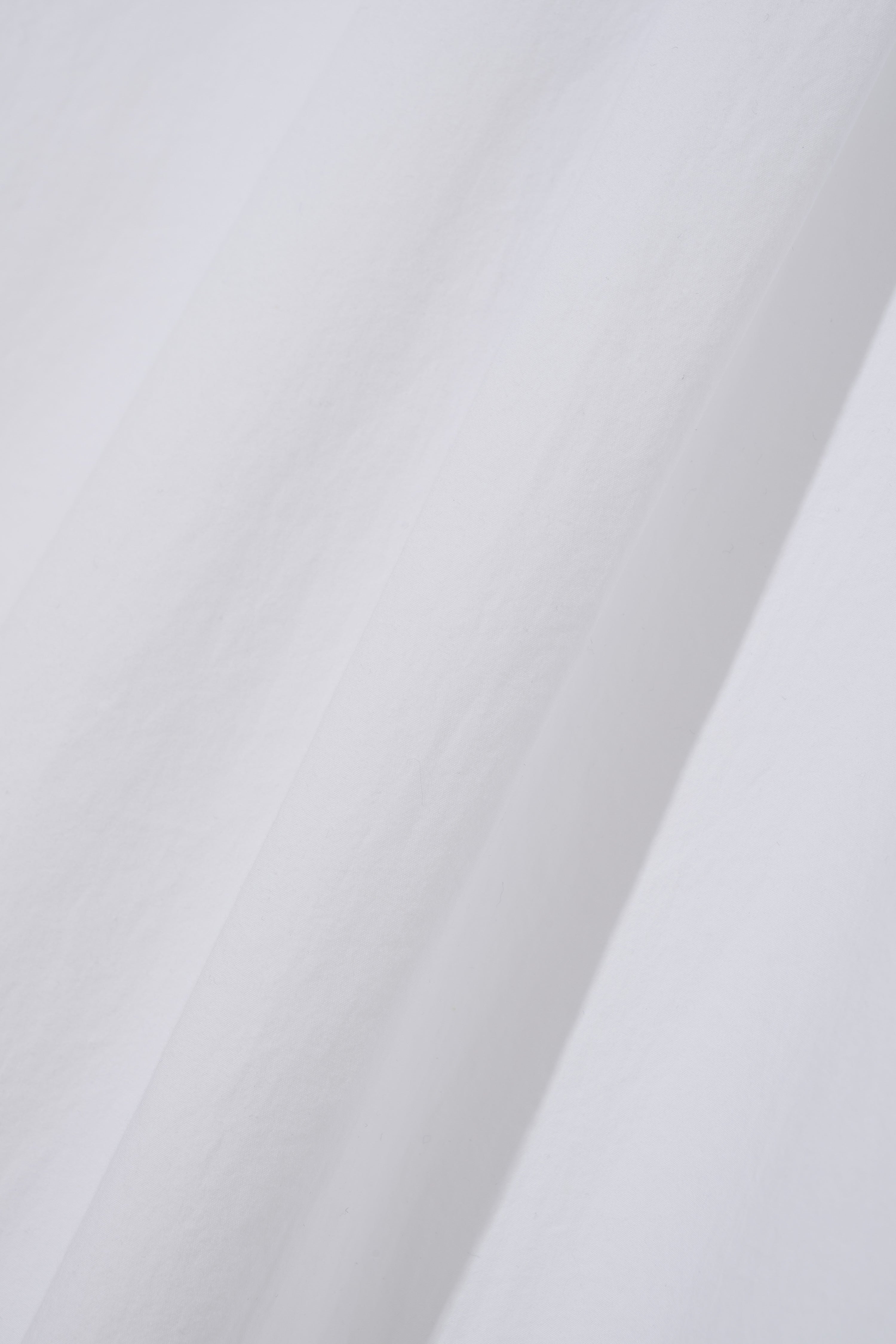 Organic Typewriter Cotton Shirt - Pure White