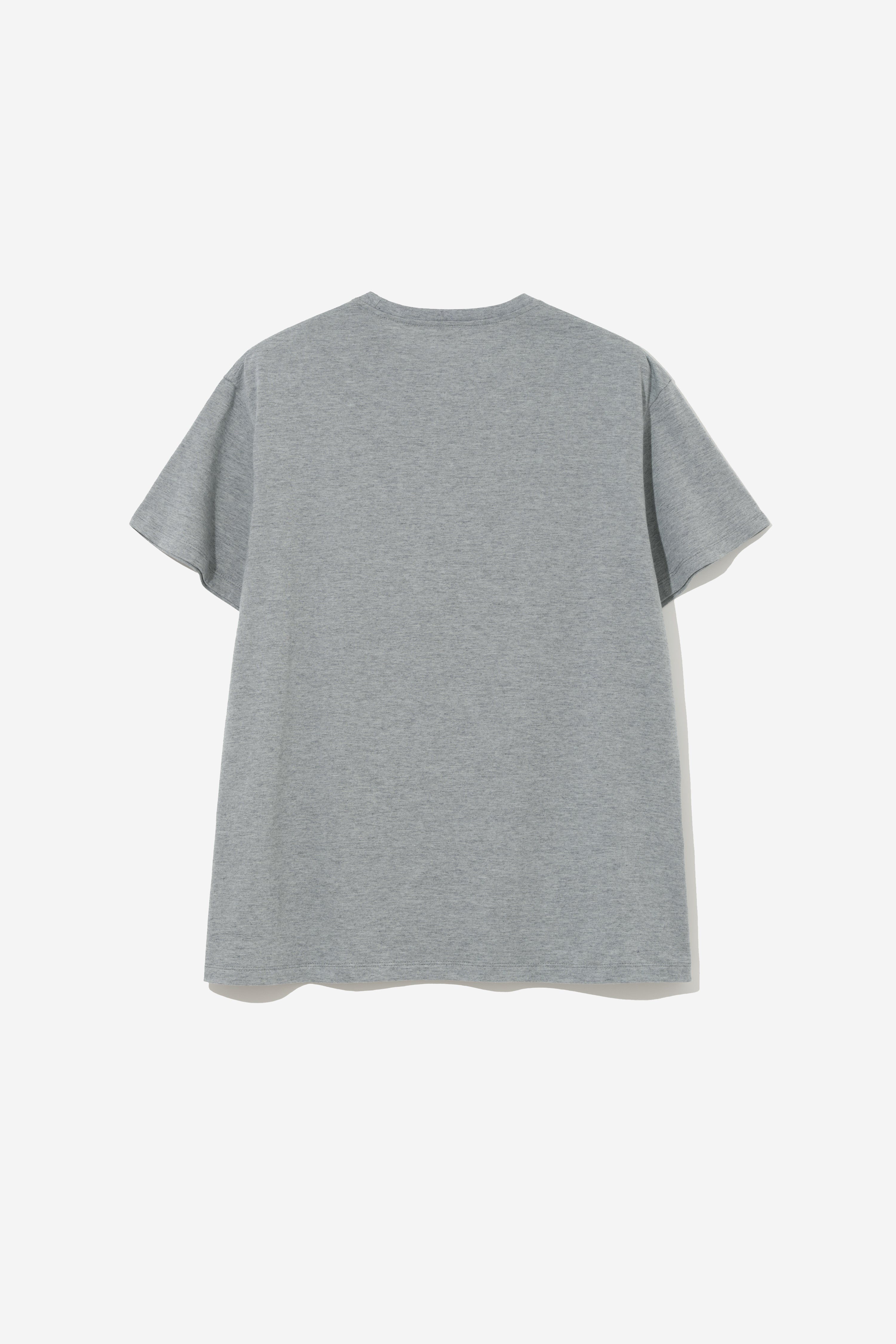 Relaxed Summer Wool Blend T-Shirt - Ash Gray