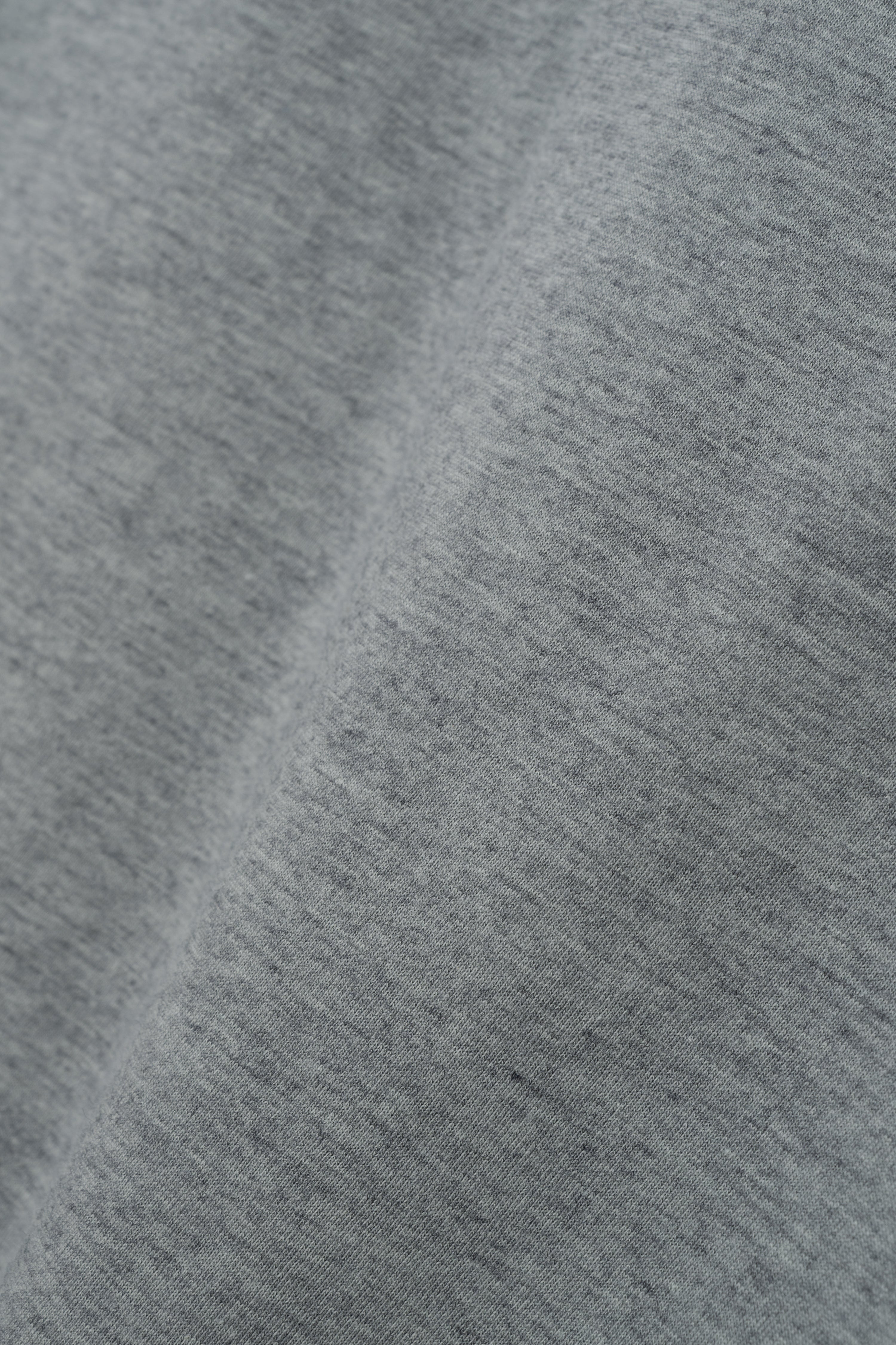 Relaxed Summer Wool Blend T-Shirt - Ash Gray