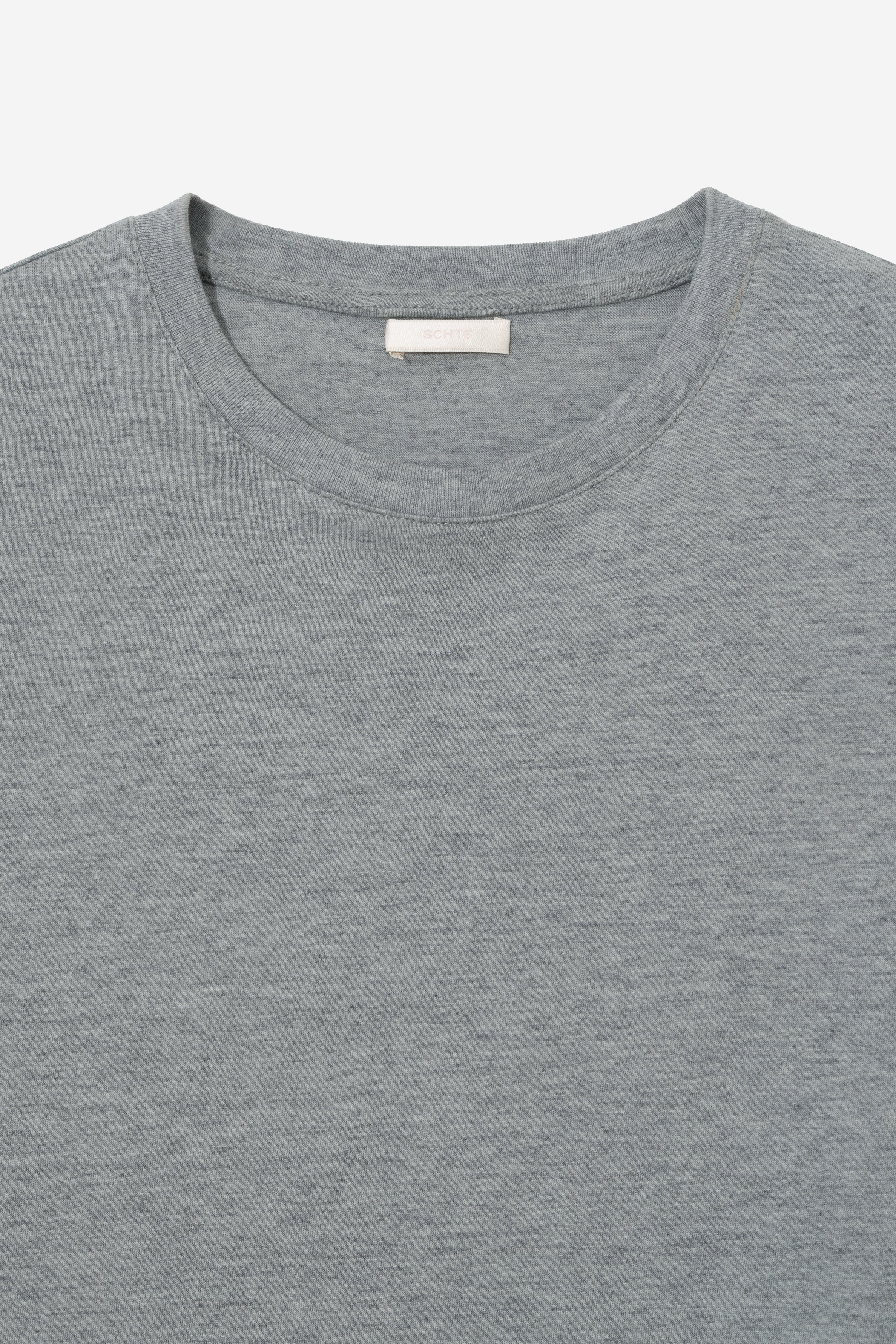 Relaxed Summer Wool Blend T-Shirt - Ash Gray