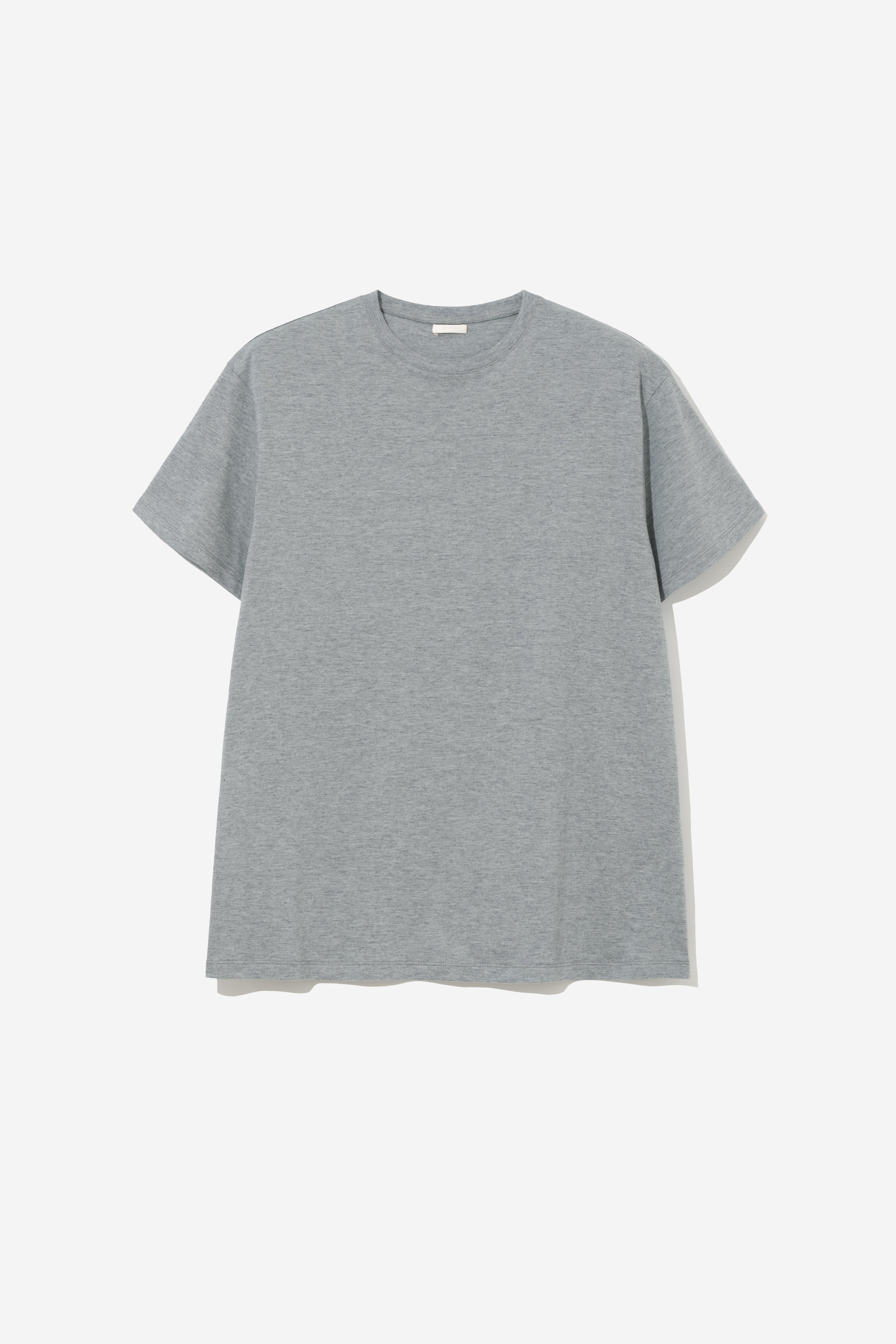 Relaxed Summer Wool Blend T-Shirt - Ash Gray