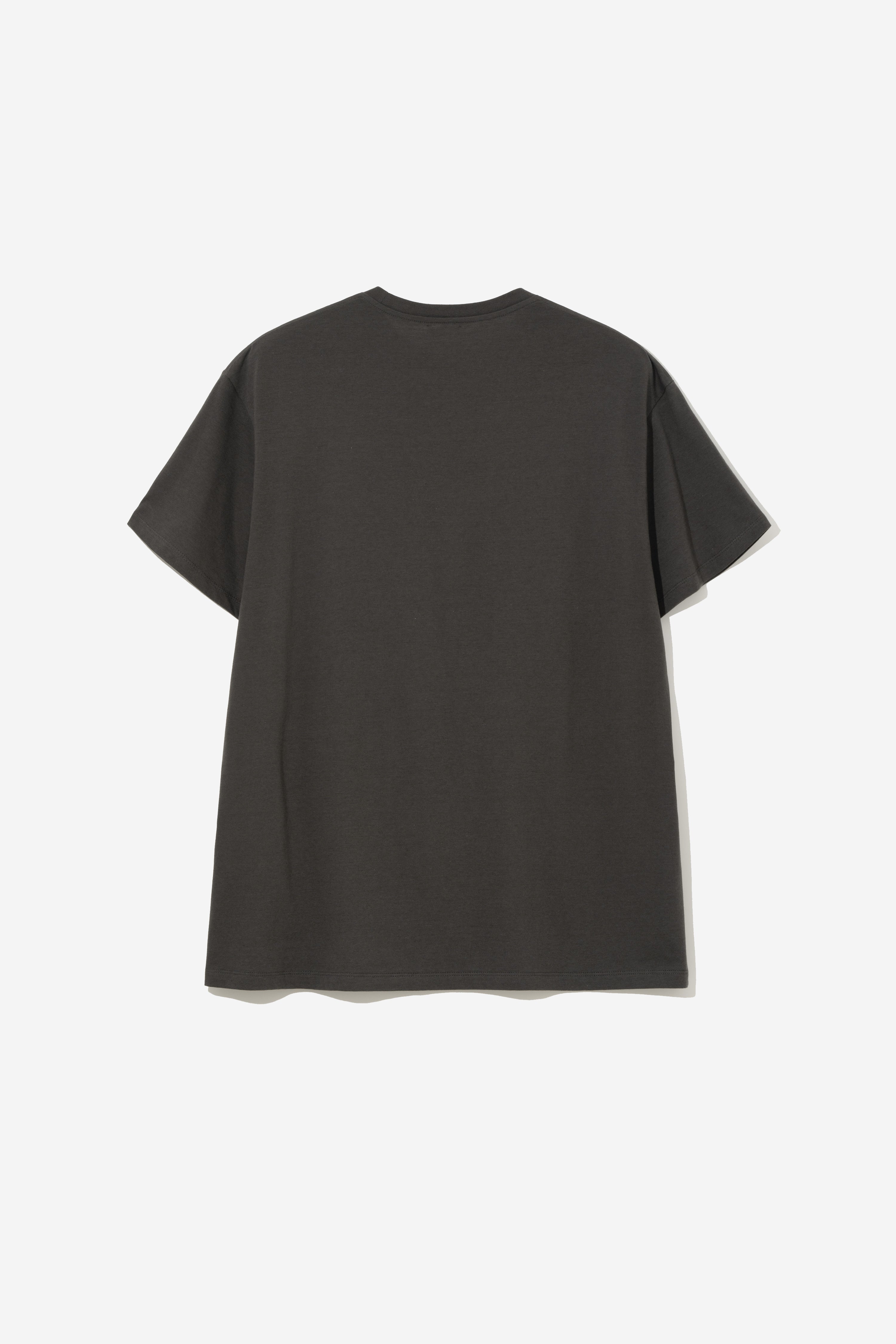 Relaxed Summer Wool Blend T-Shirt - Earth Khaki