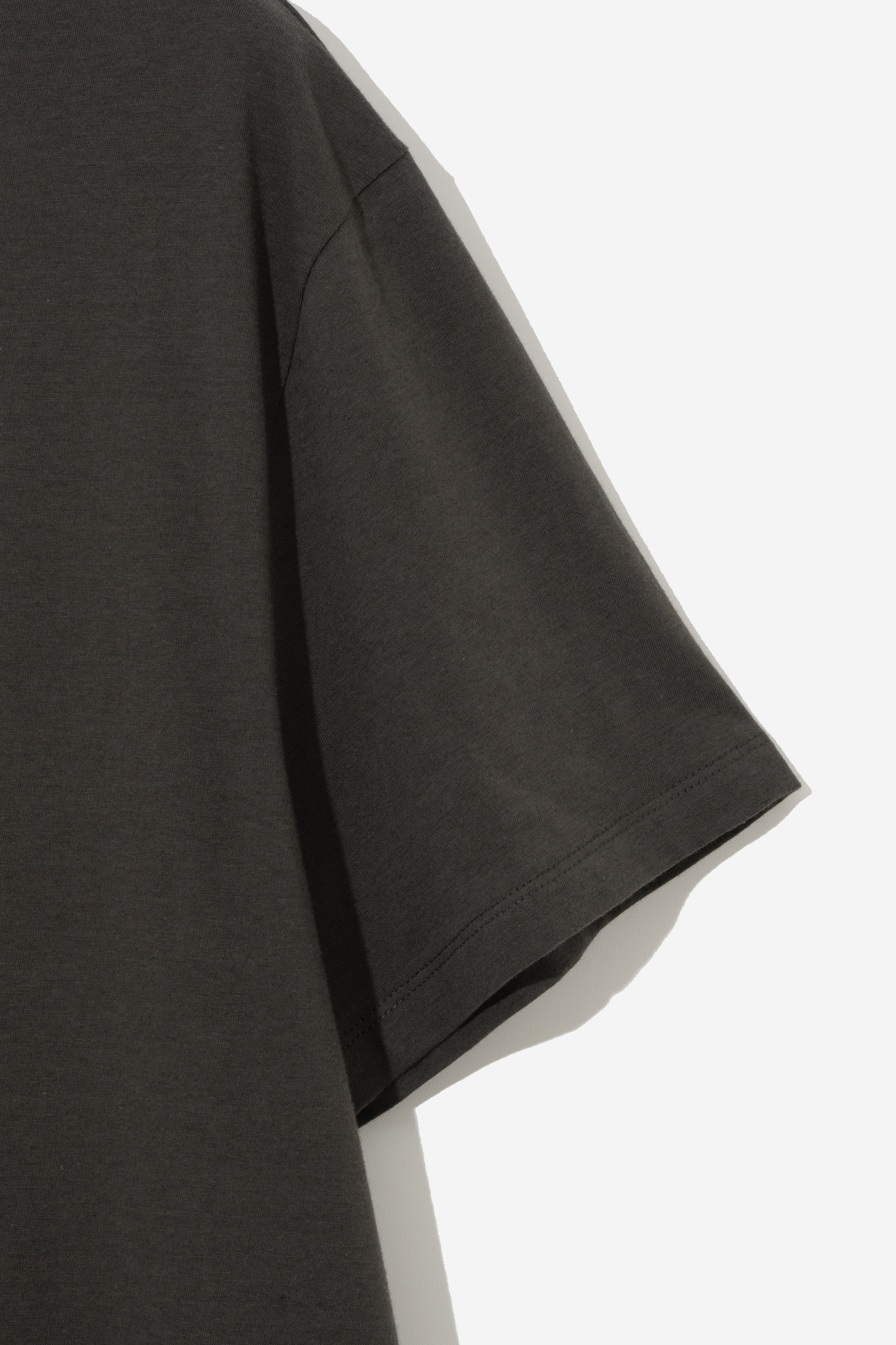 Relaxed Summer Wool Blend T-Shirt - Earth Khaki