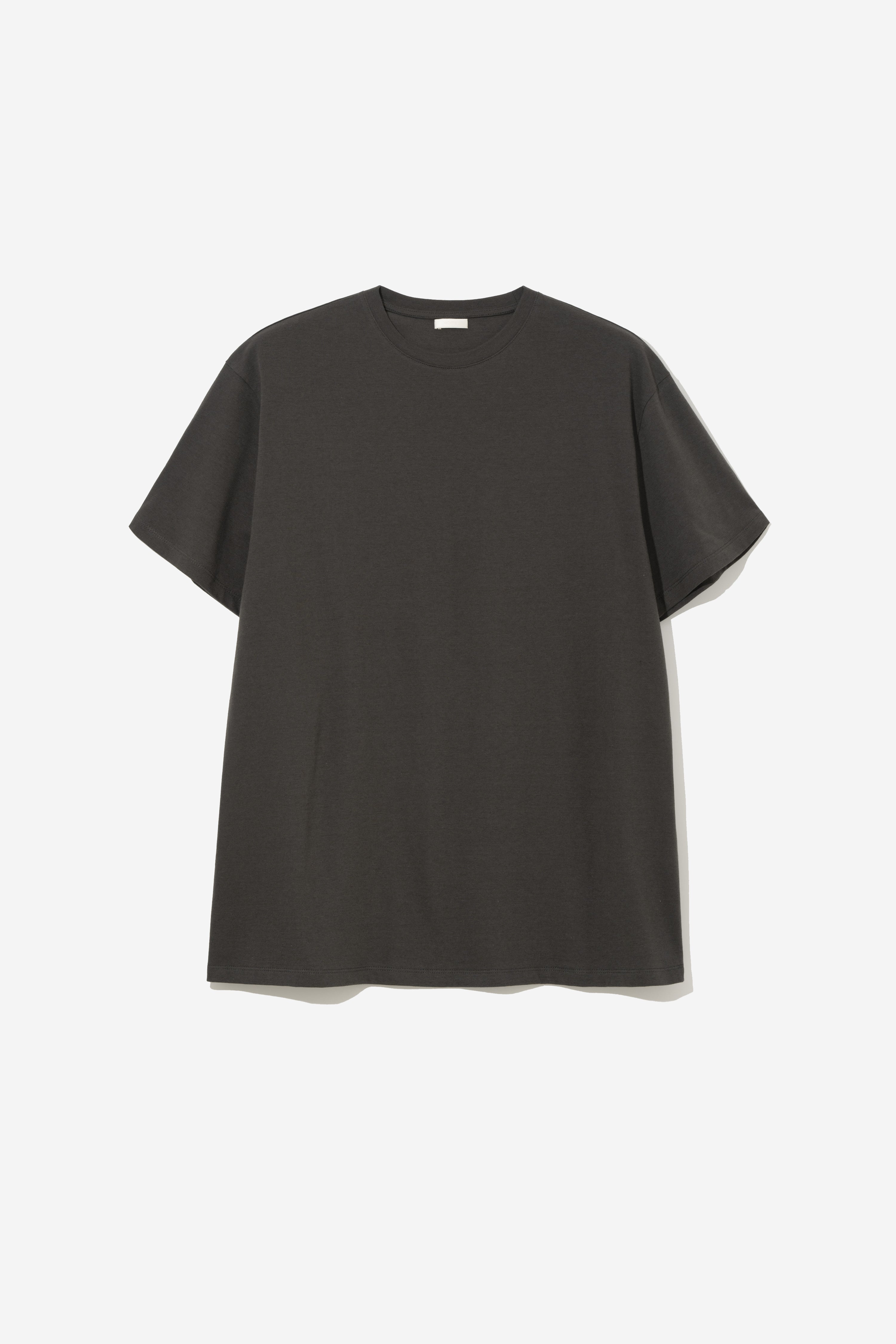 Relaxed Summer Wool Blend T-Shirt - Earth Khaki