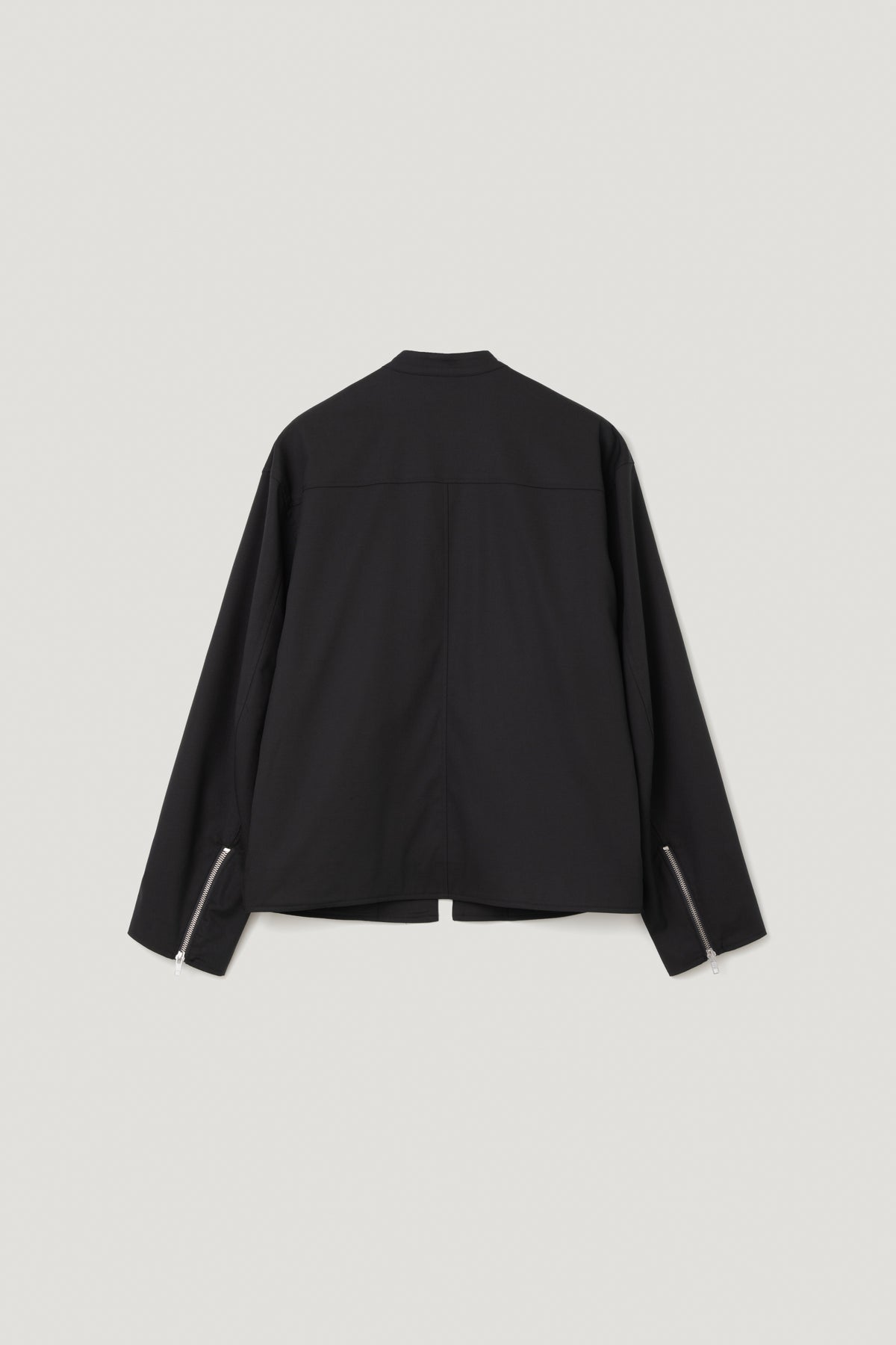 Stand Collar Jacket - Black