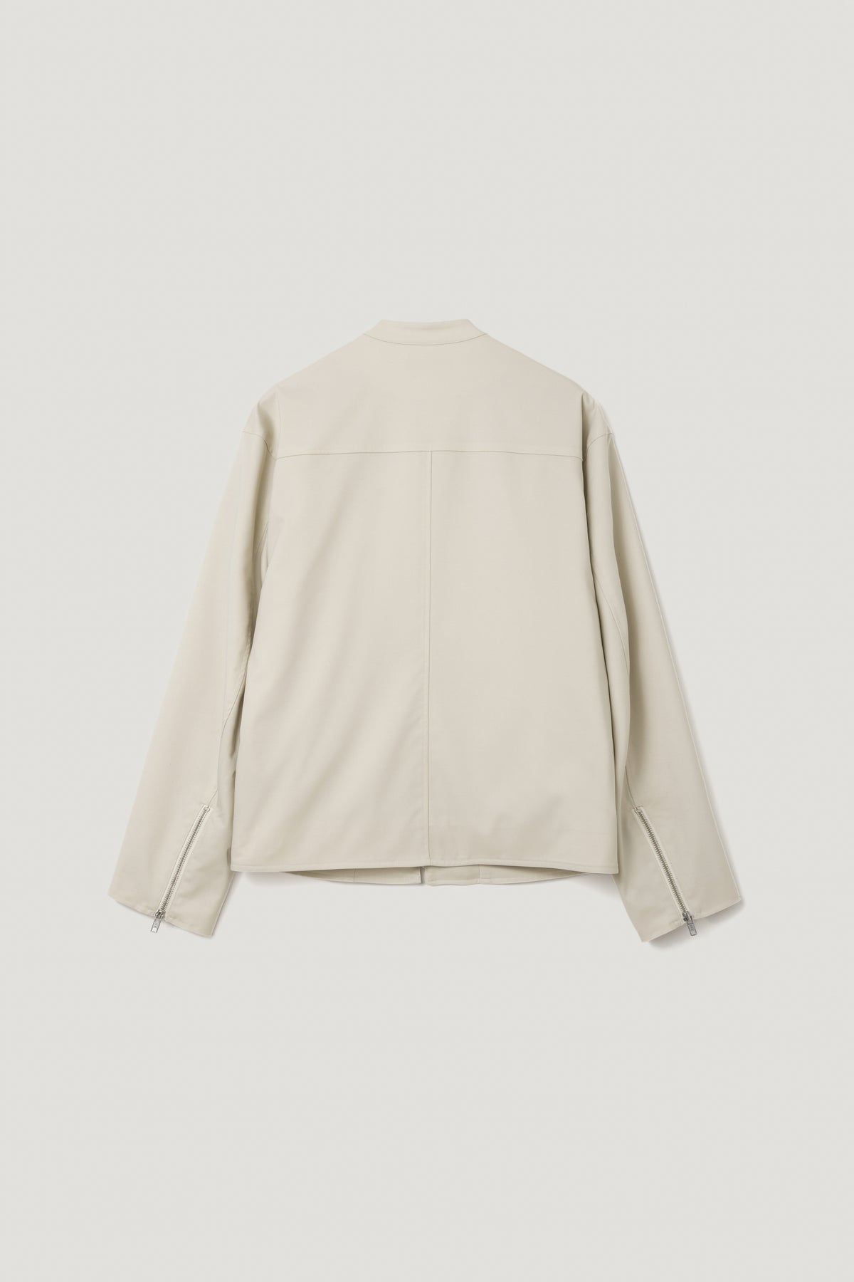 Stand Collar Jacket - Natural Ivory