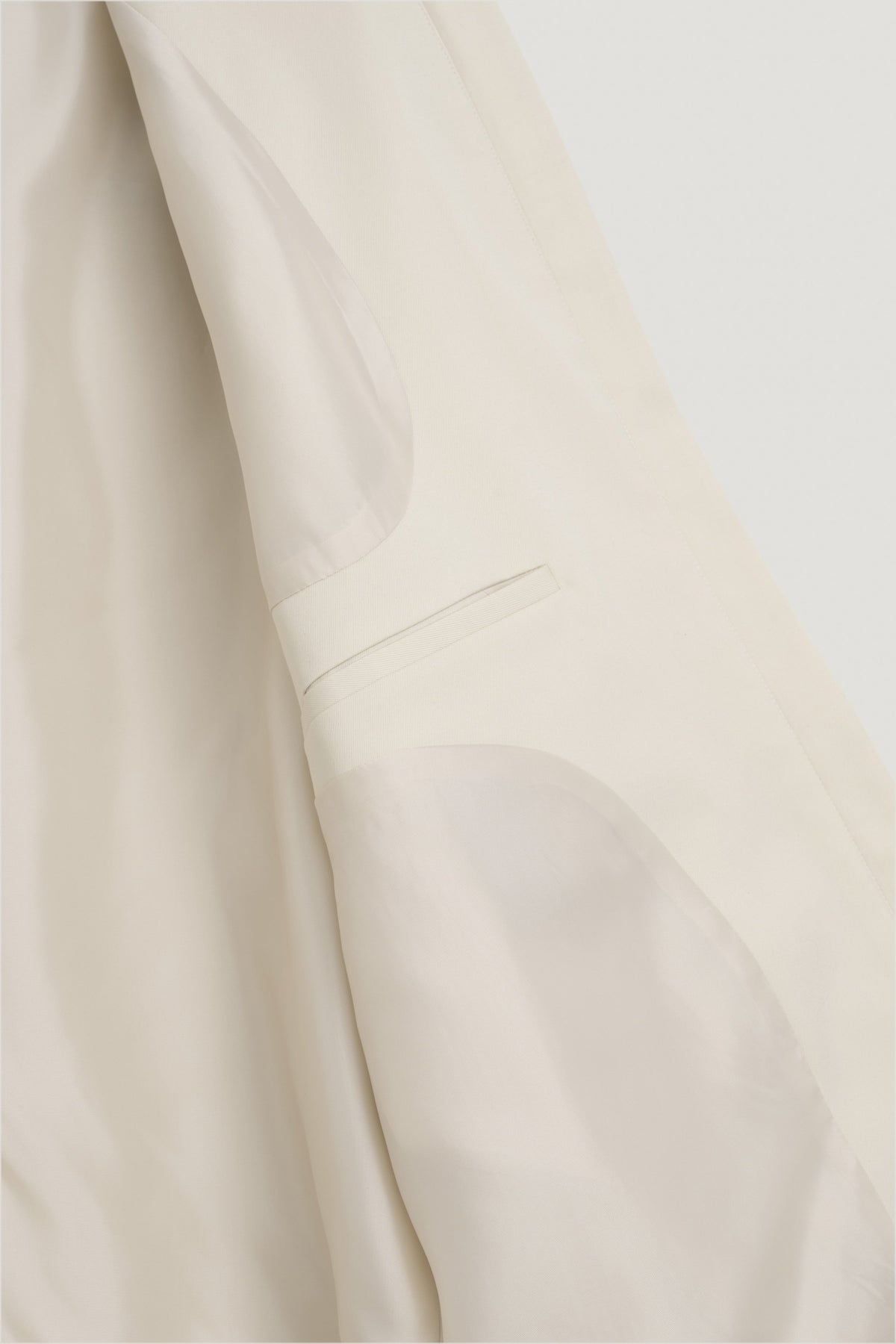 Stand Collar Jacket - Natural Ivory