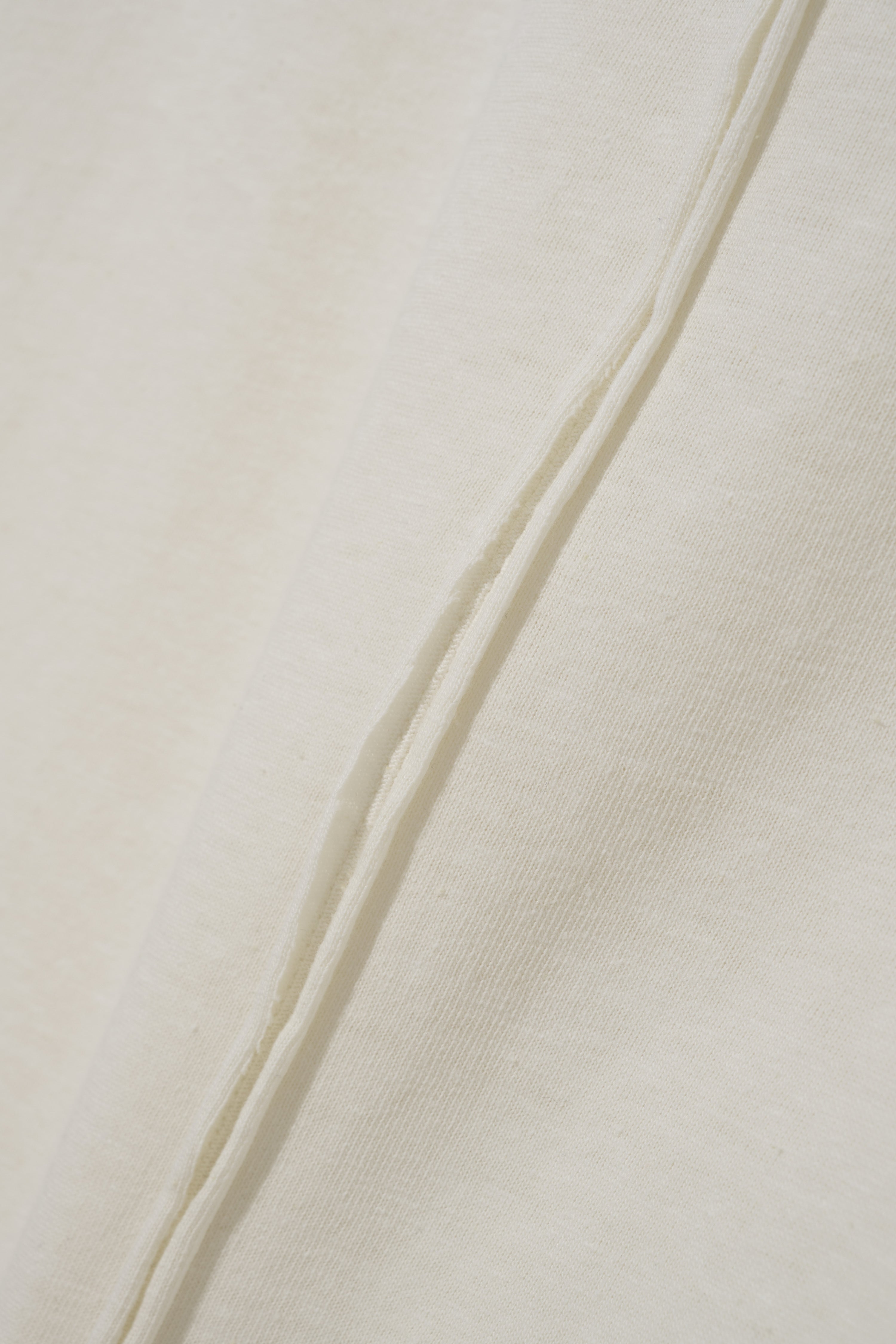 Structured Organic Cotton T-Shirt - Ecru